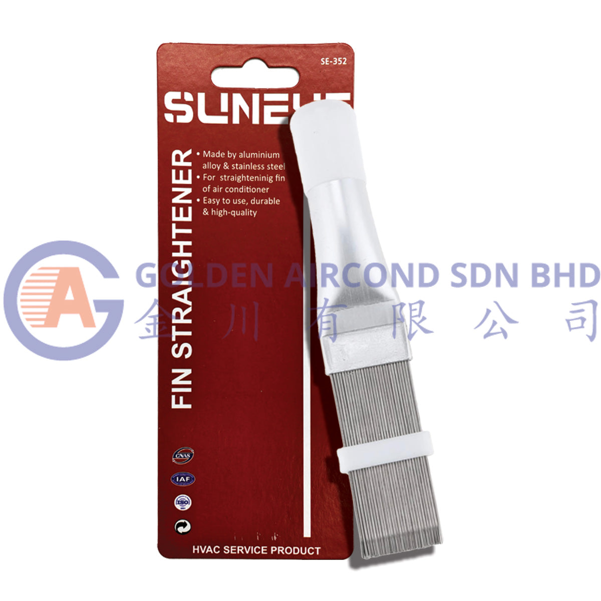 Sun Eye Fin Straightener