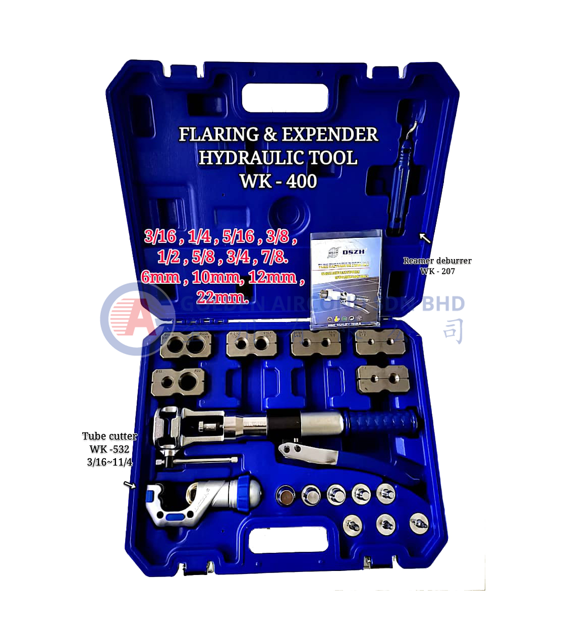 DSZH Hydraulic Expander & Flaring Tools – WK 400