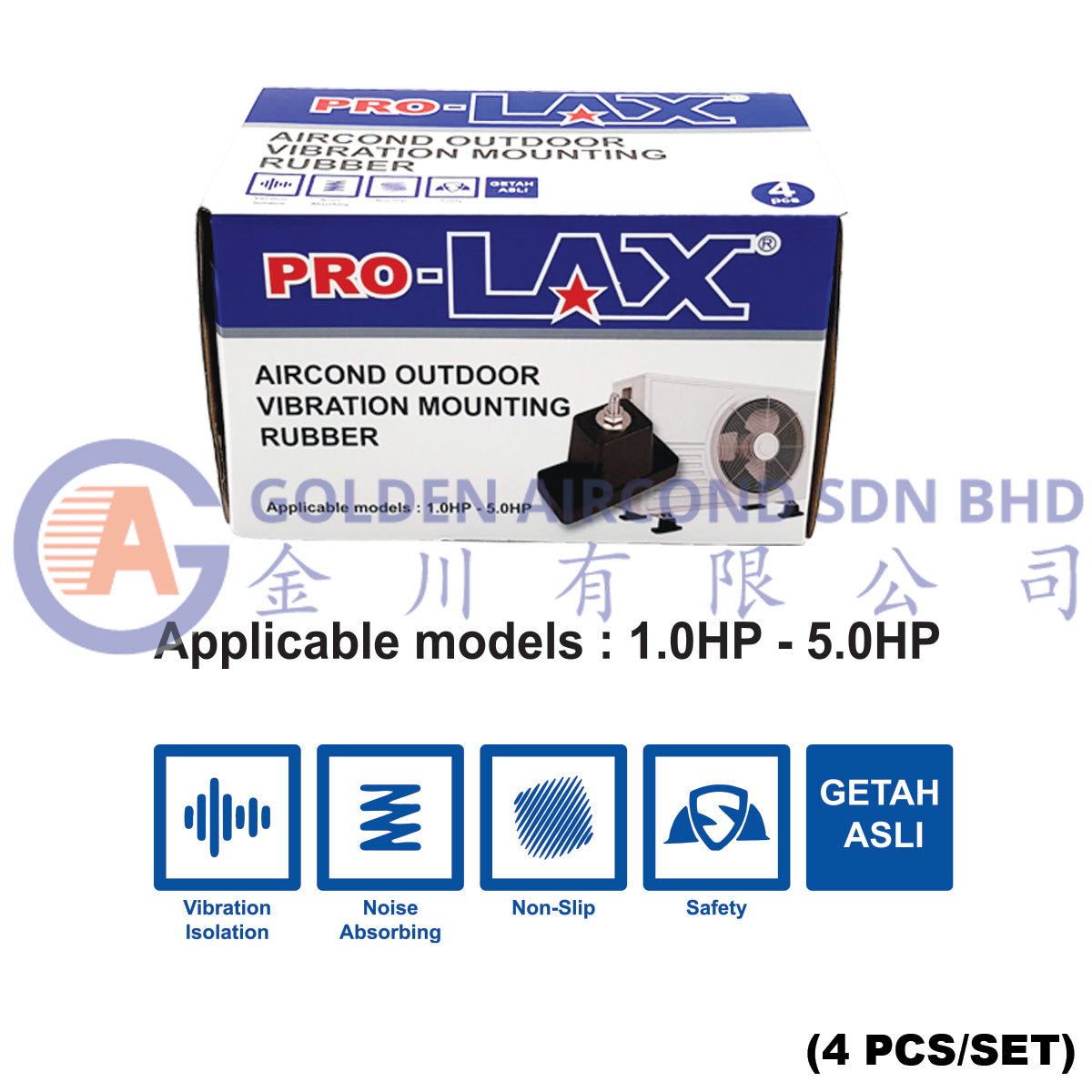 Pro-Lax A/C Outdoor Vibration Mounting Rubber