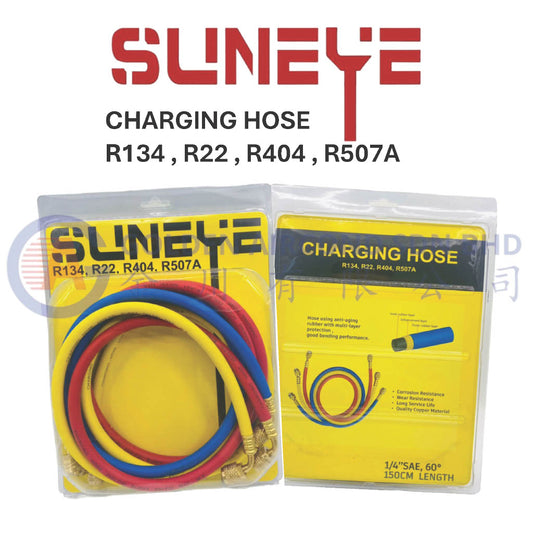 Sun Eye Charging Hose R134A, R12, R22, R404A