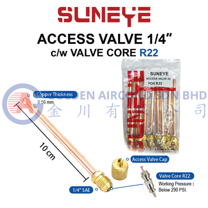 Sun Eye Access Valve 1/4″