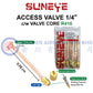 Sun Eye Access Valve 1/4″