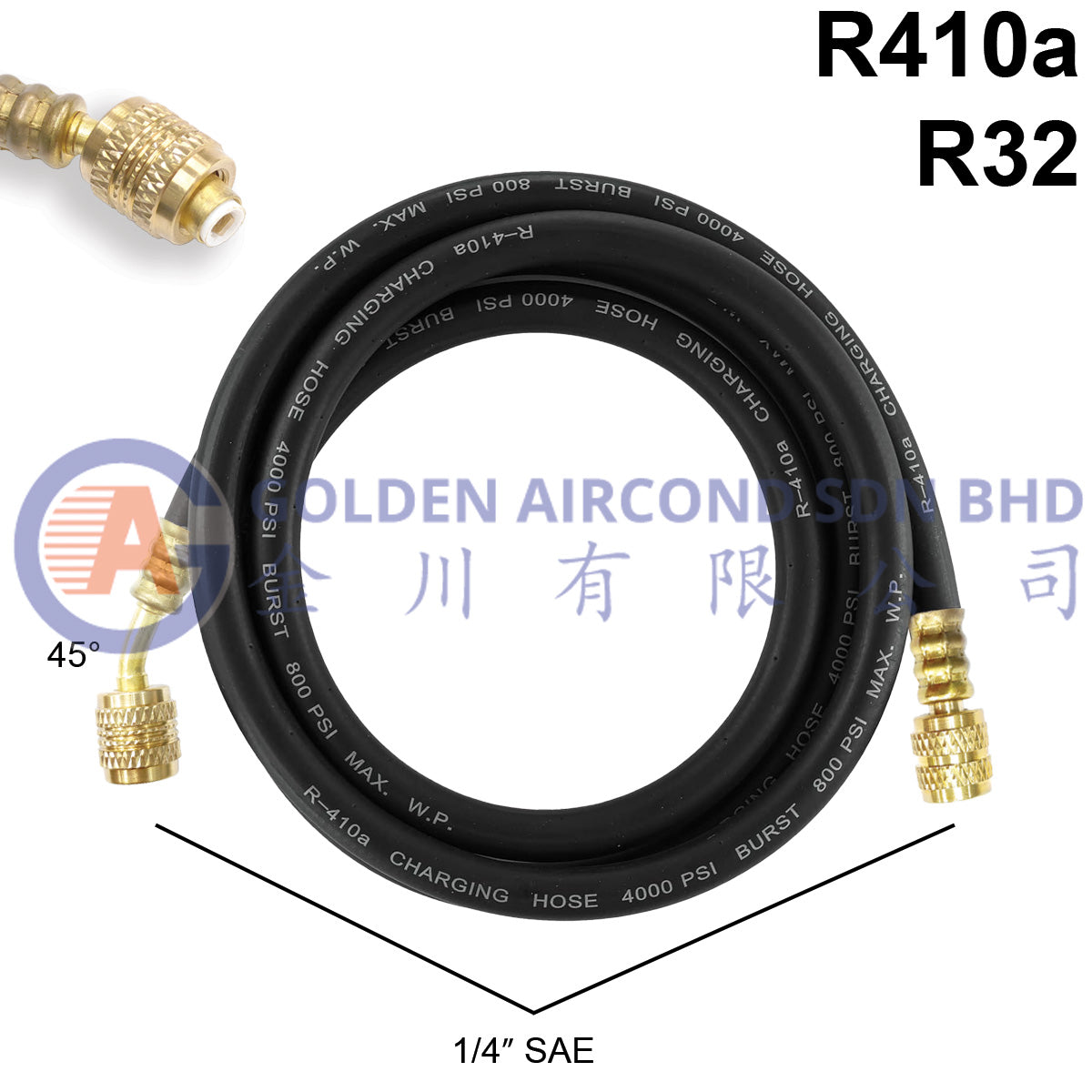 Charging Hose R410a - 20 Feet
