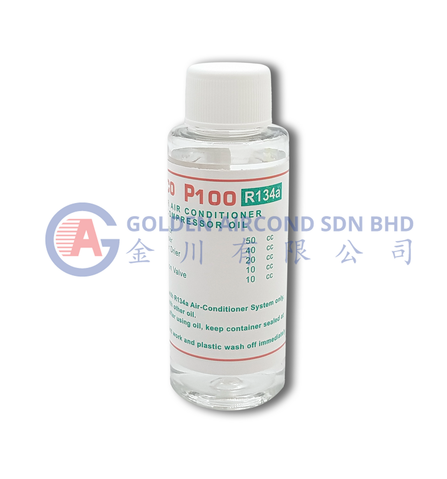 Compressor Oil SONICO P100 R134a - 100ML