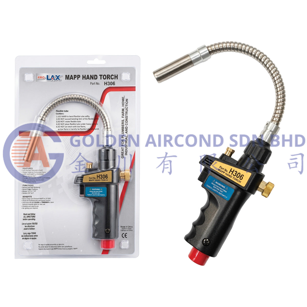 Pro-Lax Torch Flexible Tube with Handle H306