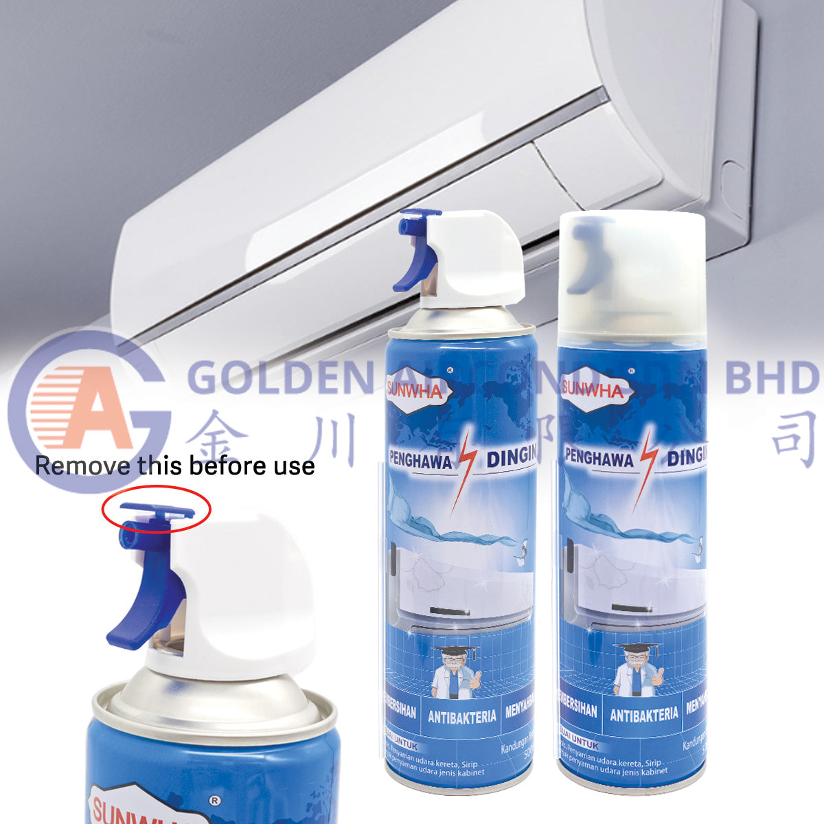 Sunwha Aircond Foam Cleaner Spray 500ml