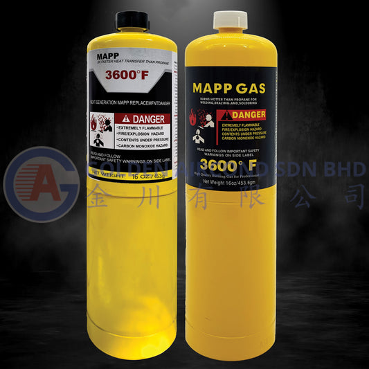Mapp Gas 3600°F - 453gm (12 Btls / Ctn)