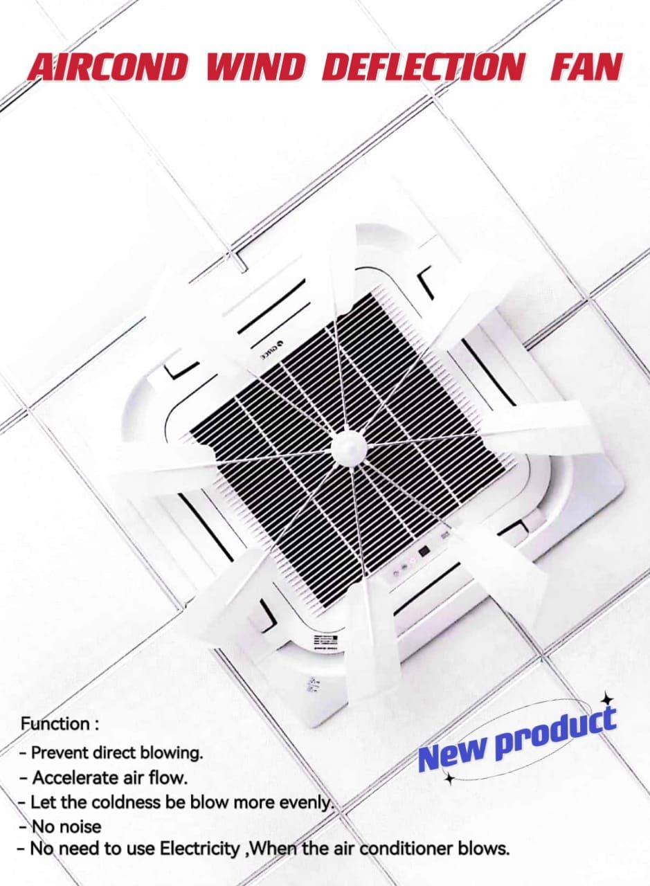 Ac Wind Guide Fan GUIDE FAN FOR CEILING & CASSETTE – Golden Aircond Sdn. Bhd.