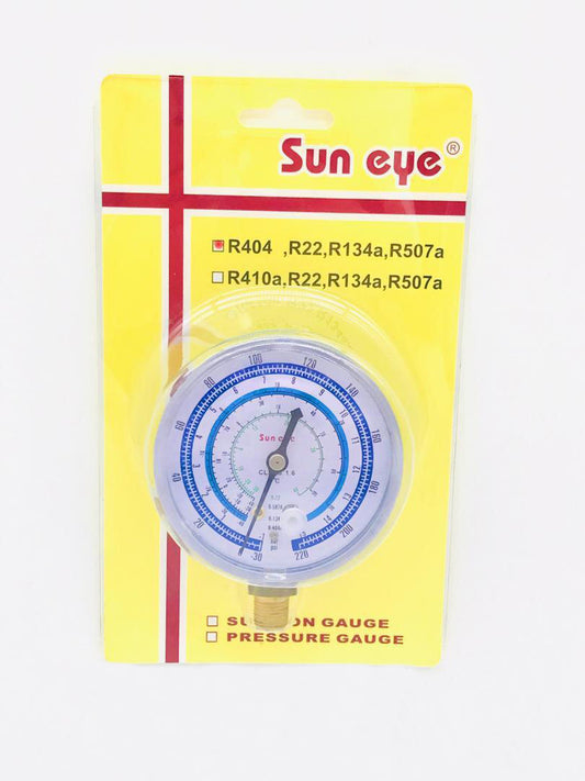 Sun Eye Meter Gauge R22/ R12/ R134A/ R404A - Low ( Blue )